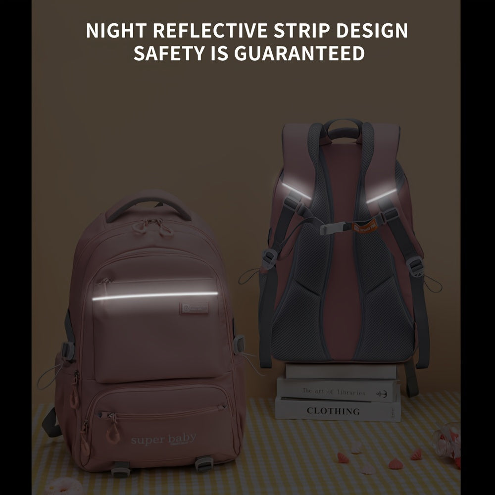 High-Capacity Student Backpack for Travel & Commuting