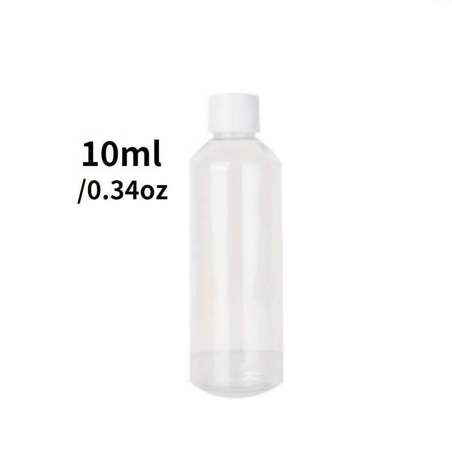 3 Clear Plastic PET Bottles for Medicine in Various Sizes