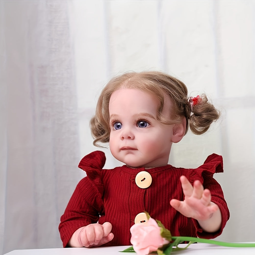 22" Reborn Doll Vinyl Silicone Realistic Lifelike Birthday Gift