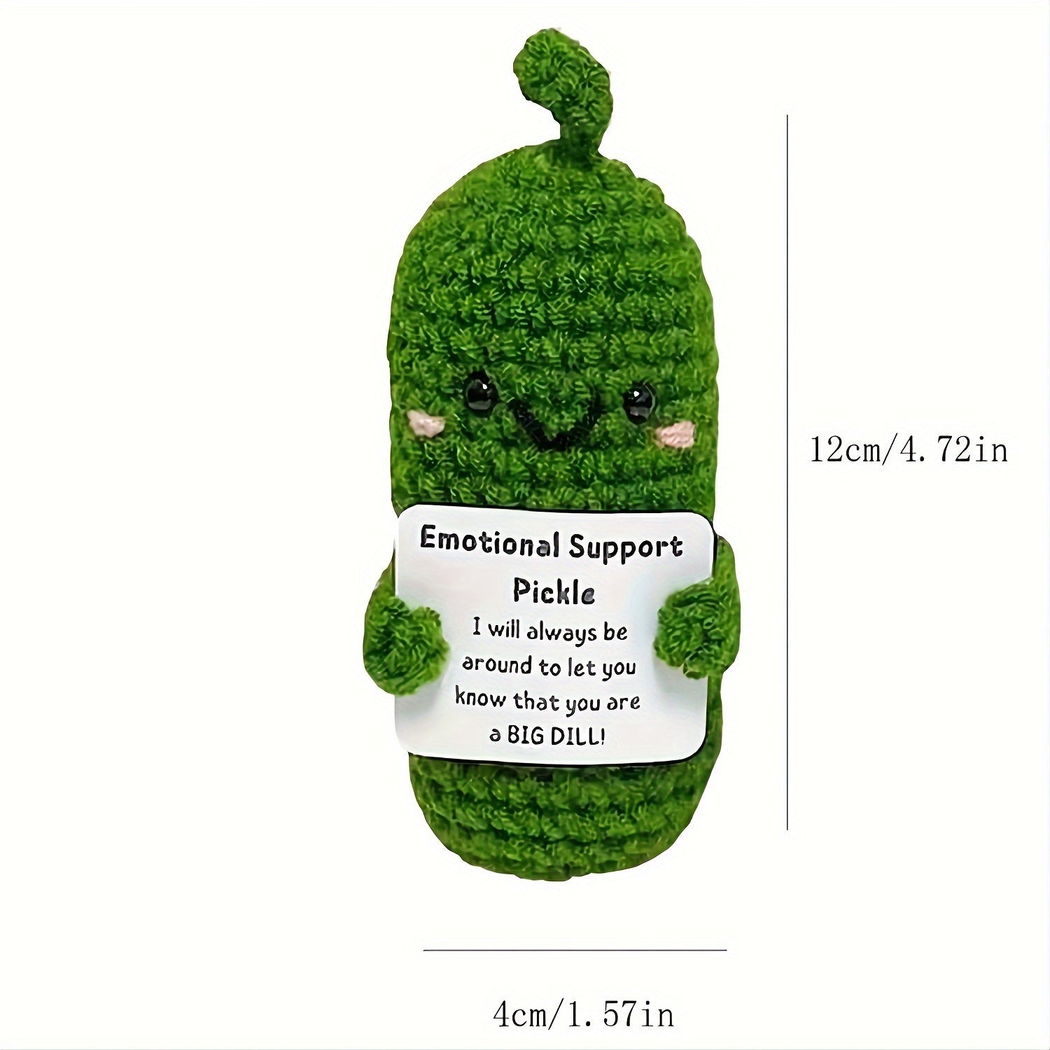 Emotional Support Pickle Gift Set with Affirmation Cards