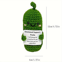 Emotional Support Pickle Gift Set with Affirmation Cards