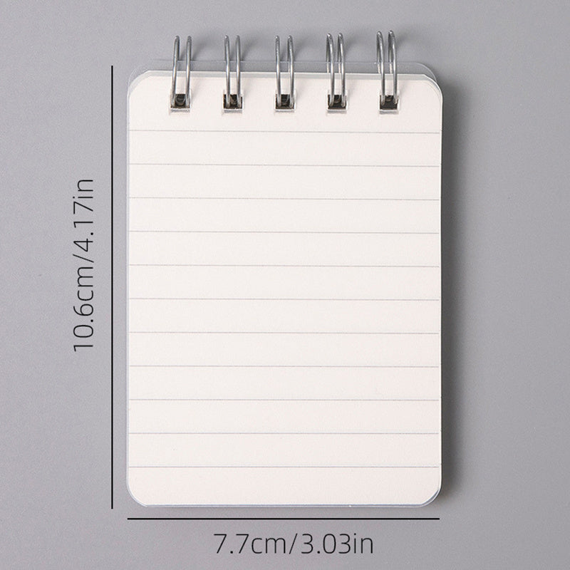 A7 Top Flip Coil Book Waterproof Cover Mini Notepad Portable Grid