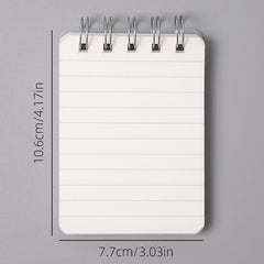 A7 Top Flip Coil Book Waterproof Cover Mini Notepad Portable Grid