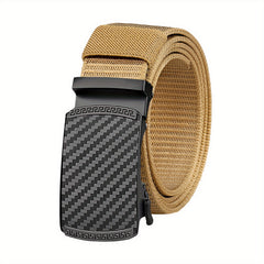 Men's Canvas Belt Automatic Buckle Belt Casual Jeans Belt