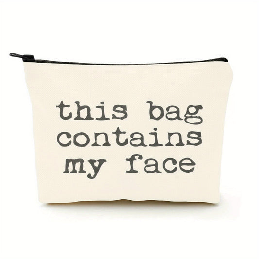 Face Makeup Bag for Girls - Unique Cosmetic Bag Gift
