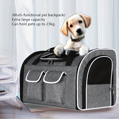 Travel-Friendly Dog Backpack for Stylish and Spacious Pet Carrying