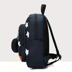 Children's Star Print Bear Backpack With Small Coin Purse