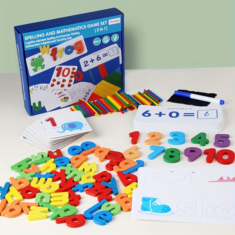 Preschool Math Puzzle Kit - Addition Subtraction Multiplication Division