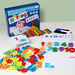 Preschool Math Puzzle Kit - Addition Subtraction Multiplication Division