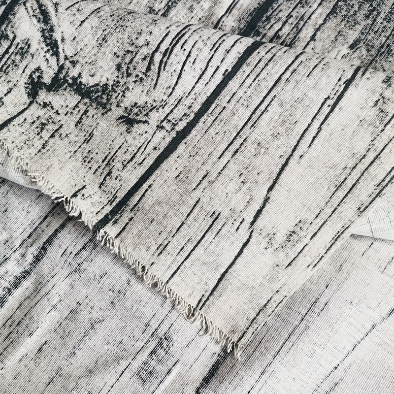 Tree Bark Printed Cotton Linen Fabric 19.6in x150cm