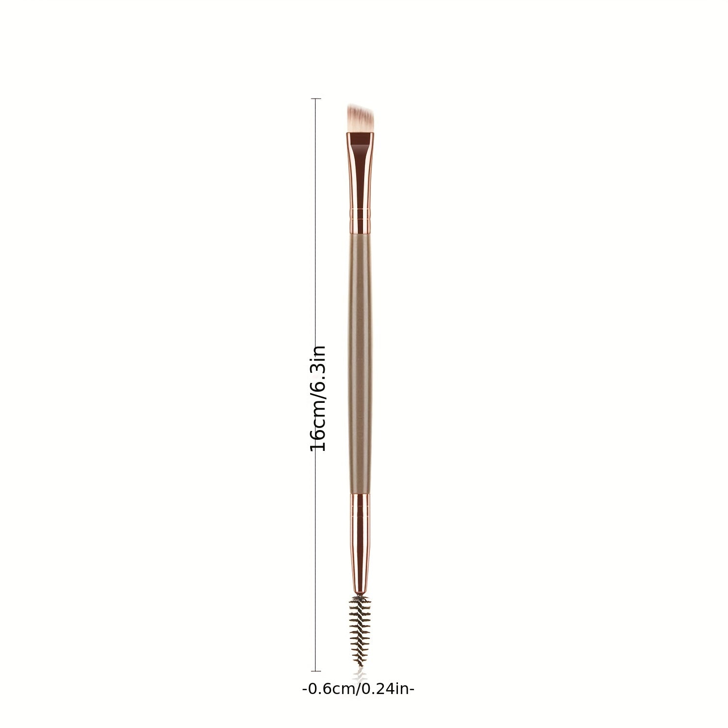 Pro Double-Ended Angled Brow Brush & Spoolie