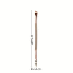 Pro Double-Ended Angled Brow Brush & Spoolie