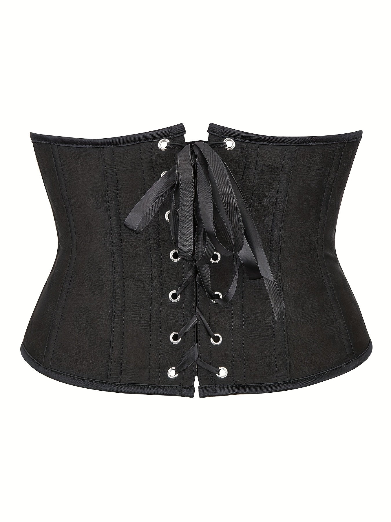 Strapless Corset Bustier Lace Up Body Shaper Women's Lingerie