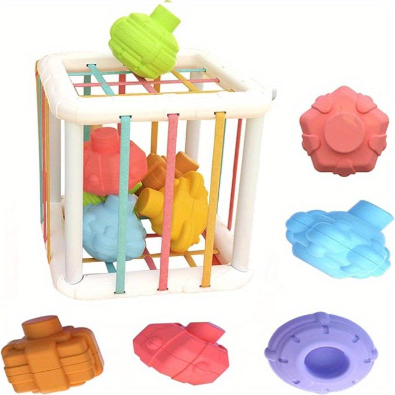 Rainbow Sesame Sensory Toy for Babies - Shape Recognition & Motor Skills