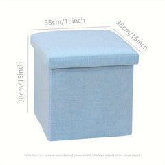 Fabric Storage Stool Can Sit Two way Use functional Board Stool