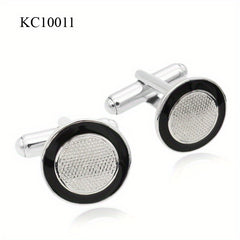 925 Silver Cufflinks High Suit Button Shirt Studs