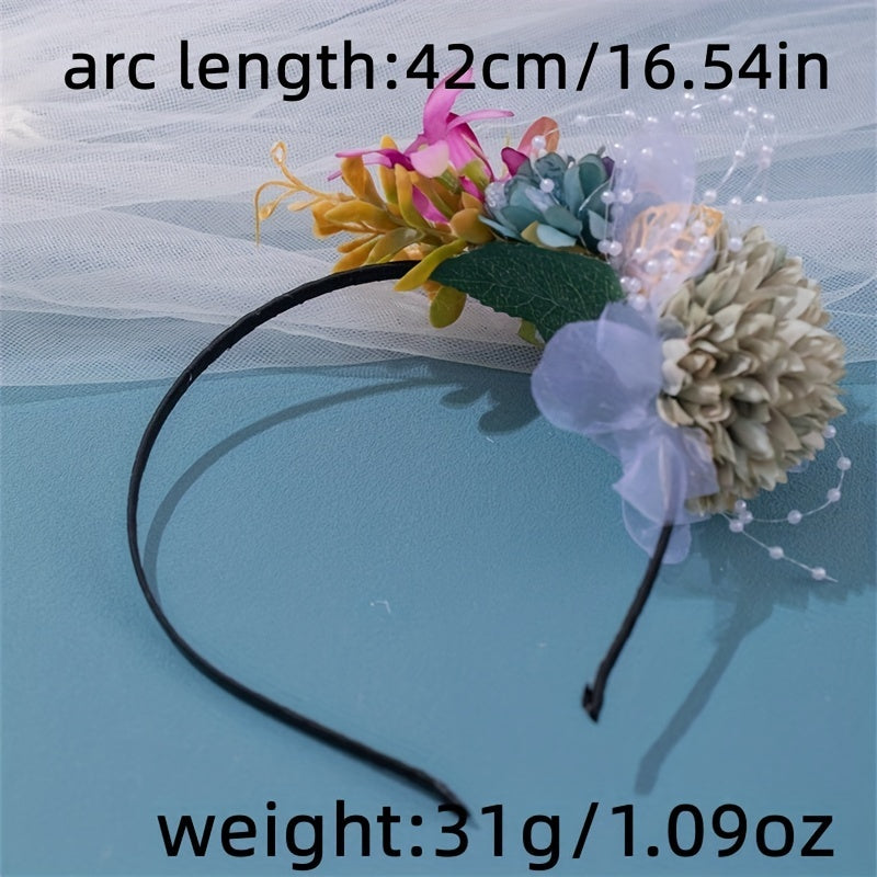 Girl Flower Wreath Headband Hair Accessories