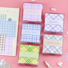 Grid Memo 200 Sheets in Box Non-sticky Hand Account Texture Material Paper