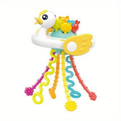 Baby Toy Finger Pull String Astronaut Duck for 6 Month