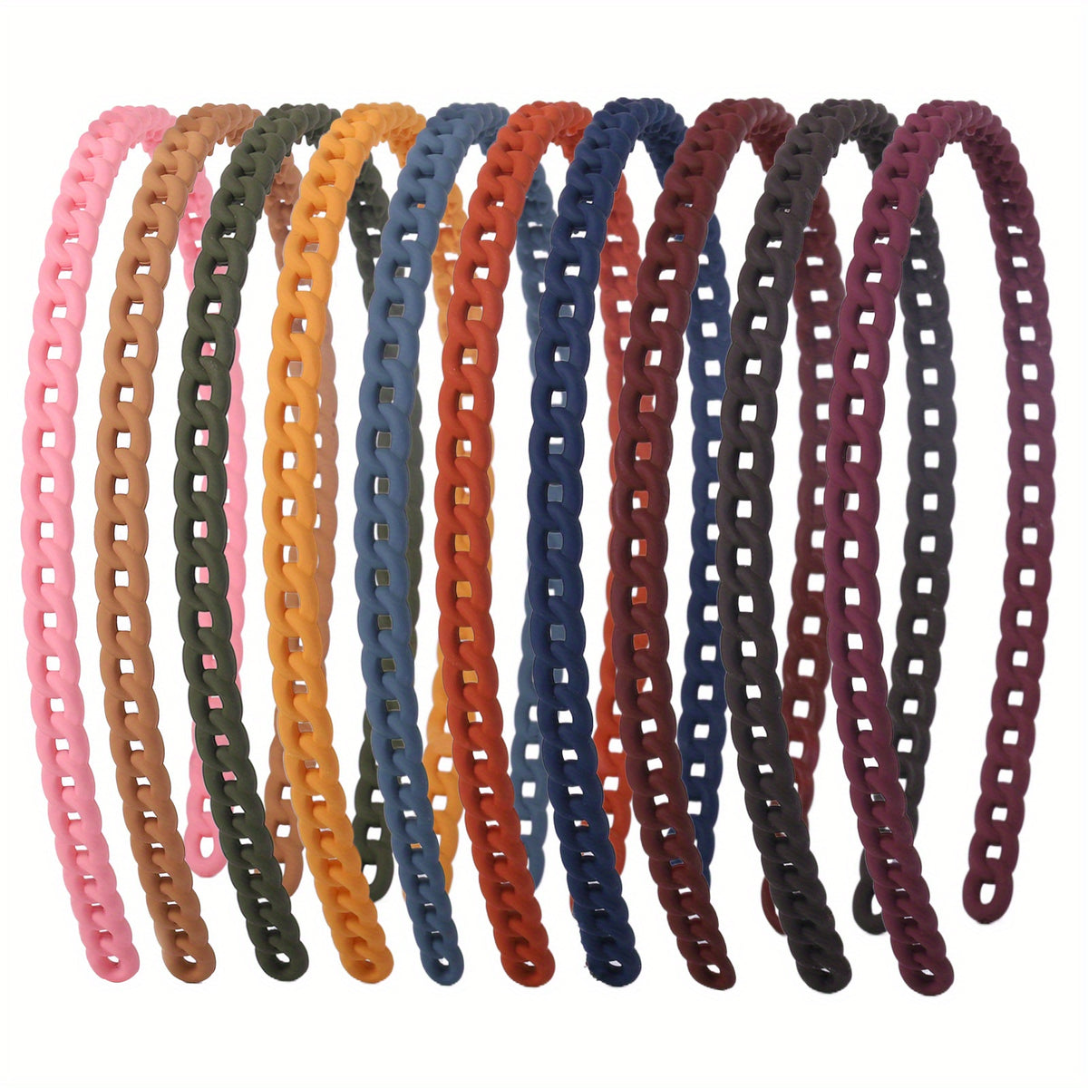 10pcs Skinny Headband Hair Band Nonslip Headdress Sweet Hair Accessories