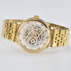 KUERST Men's Double Press Butterfly Buckle Automatic Mechanical Watch