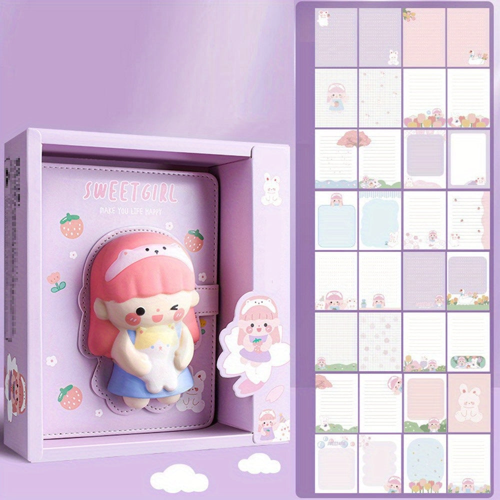 Decompression Notepad Silicone Press Stretch Journal Hand Account Book