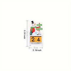 Christmas Tree Countdown Calendar Decoration Ornament