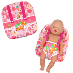 Small Backpack for 18 Inch Dolls, Toy Accessory Set
