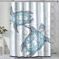 Waterproof Sea Turtle Shower Curtain - Bathroom Decor