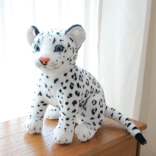Leopard Plush Toy Snow Leopard Home Decor Stuffed Animal Soft Texture