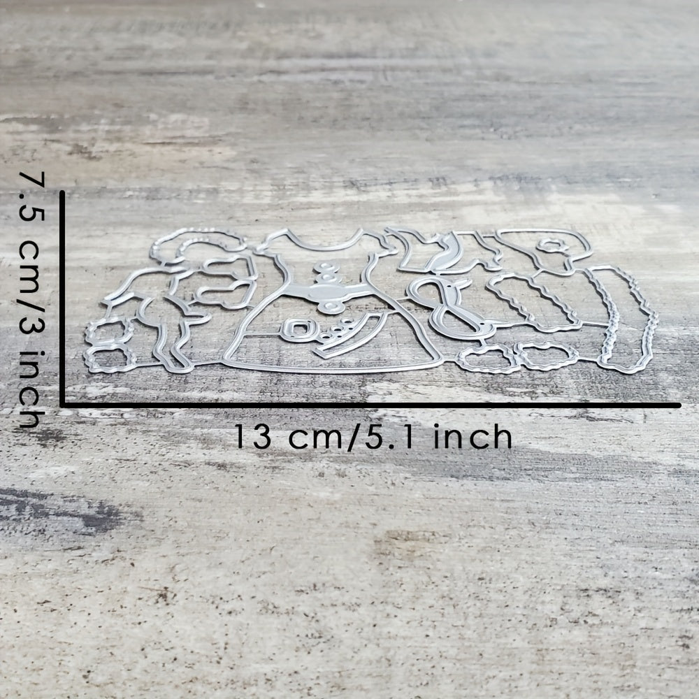 1pc Christmas Deer Metal Cutting Dies Scrapbooking Stencil Die Cuts
