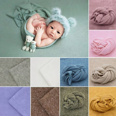 Soft & Stretchy Kids Wrap 139 x 170 Cozy Knit Blanket Khaki