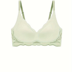 Seamless Push Up Bra Comfy & Breathable Stretch Intimates Bra Women's Lingerie