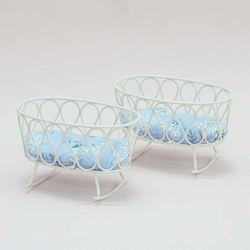 Mini Cast Iron Cradle for OB11 BJD Dolls