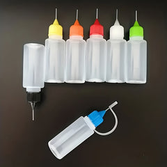 5pcs Squeeze Bottle w/ Needle Tip Glue Bottle DIY Craft Tool