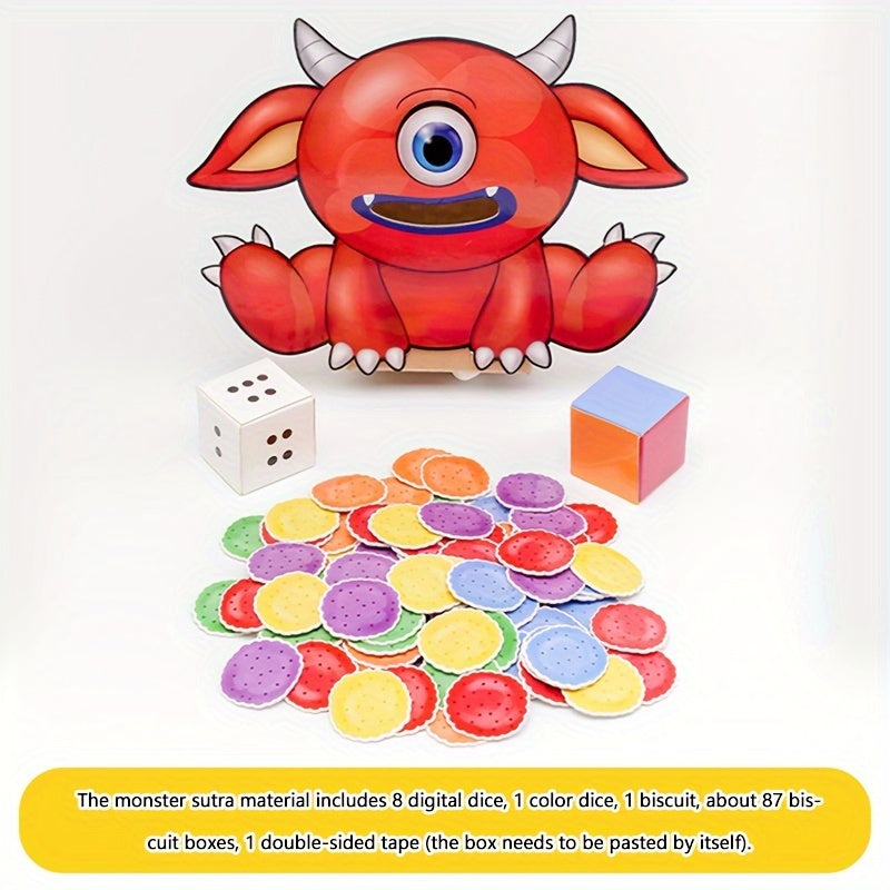 Qixi Monster Cookie Math Toy for Kids