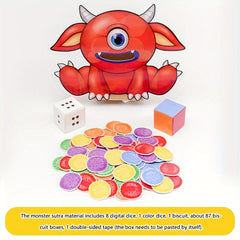 Qixi Monster Cookie Math Toy for Kids
