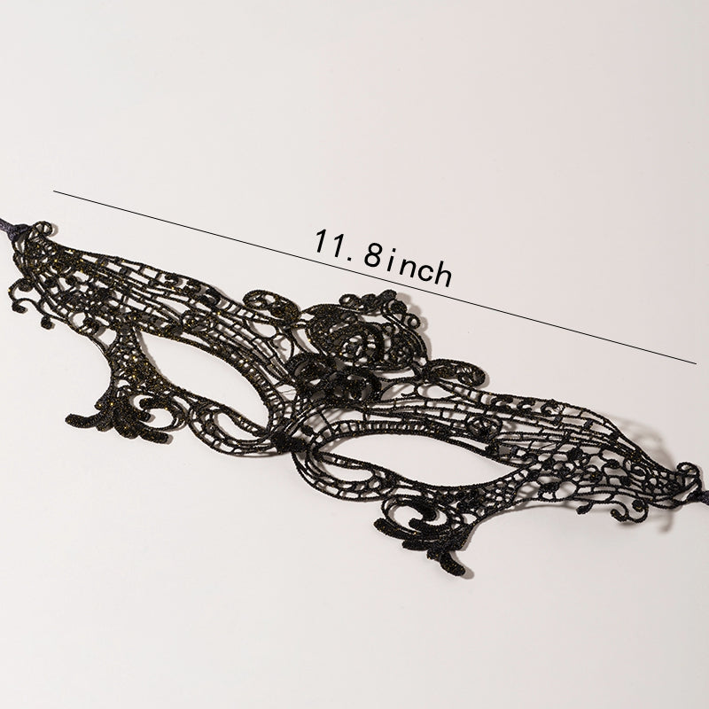 Lace Glitter Charm Prom Christmas Party Mask Venetian Eye Mask