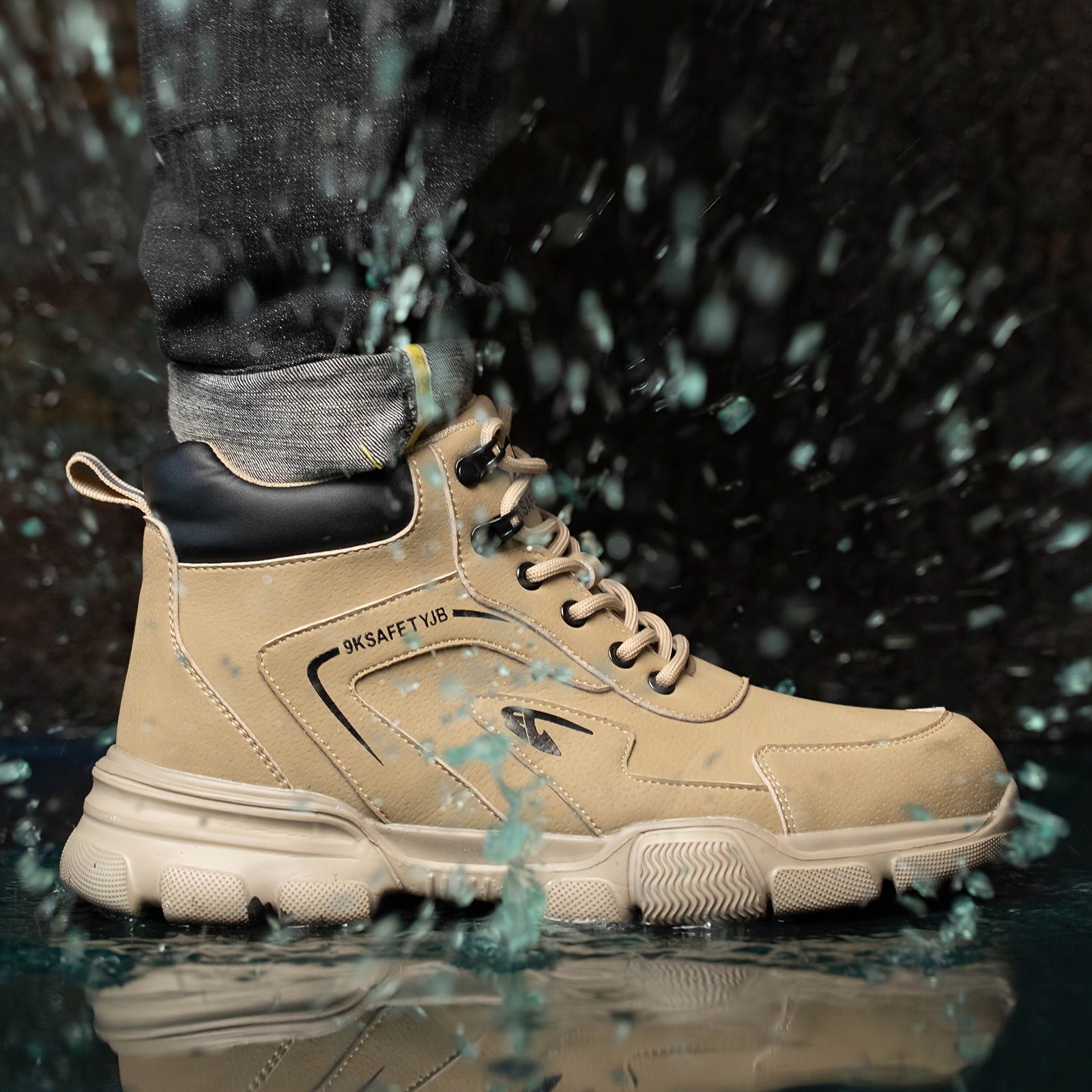 Steel Toe Work Shoes Lightweight Safety Sneakers