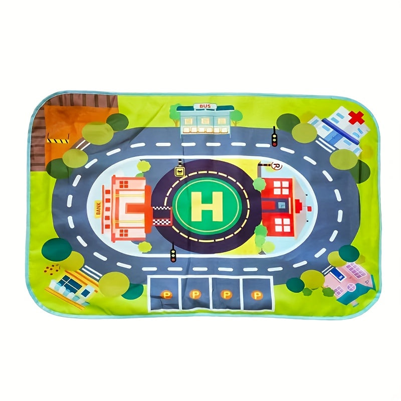 Interactive Cartoon Bus Game House Pops Open for Outdoor Fun