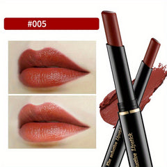 6 Slim Tube Lip Balm Lipstick Long Lasting Waterproof Durable Nude Gloss