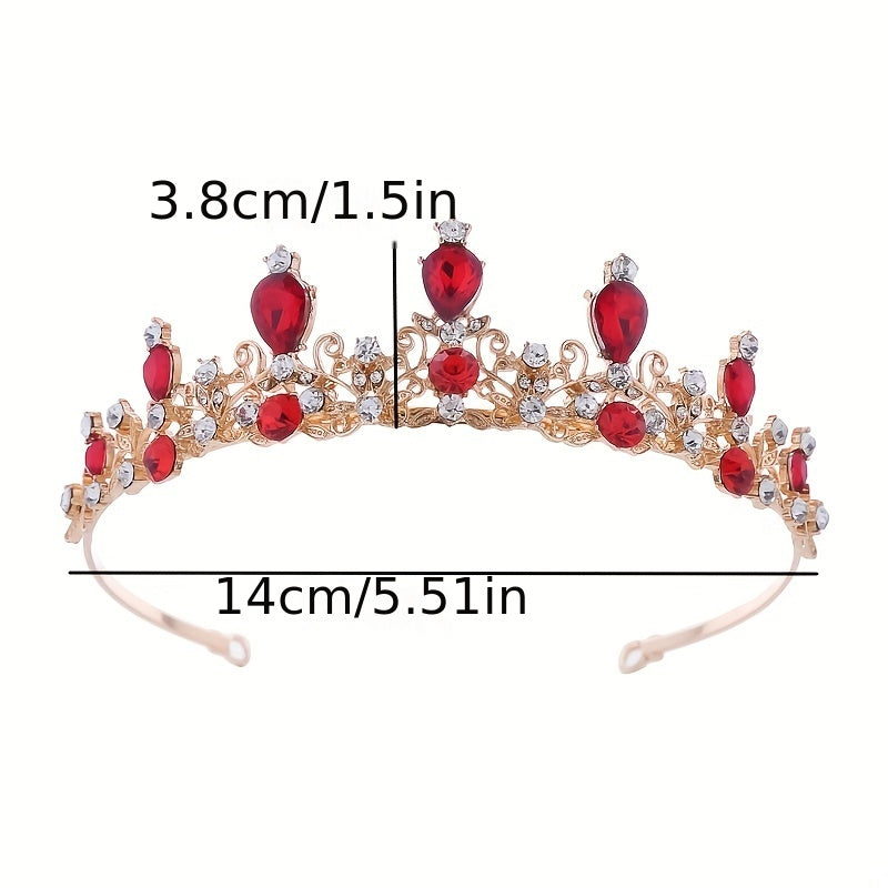 Girls Birthday Tiara Princess Crown Hair Accessory