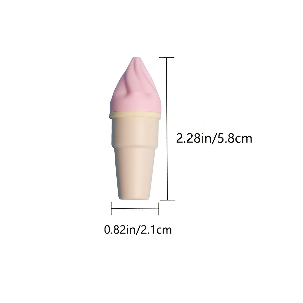 6pcs Portable Sweet Cone Fluorescent Marker Pen