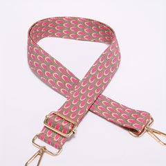 Animal Embroidery Adjustable Strap Wide Nylon Shoulder Strap