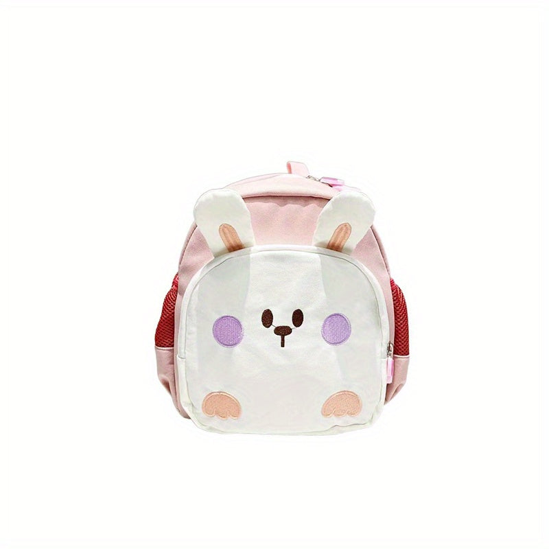 Kids Rabbit Embroidery Backpack Lightweight Bag