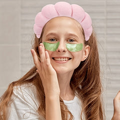 2pcs Spa Headband For Women Towel Cloth Headband Sponge Spa Headband
