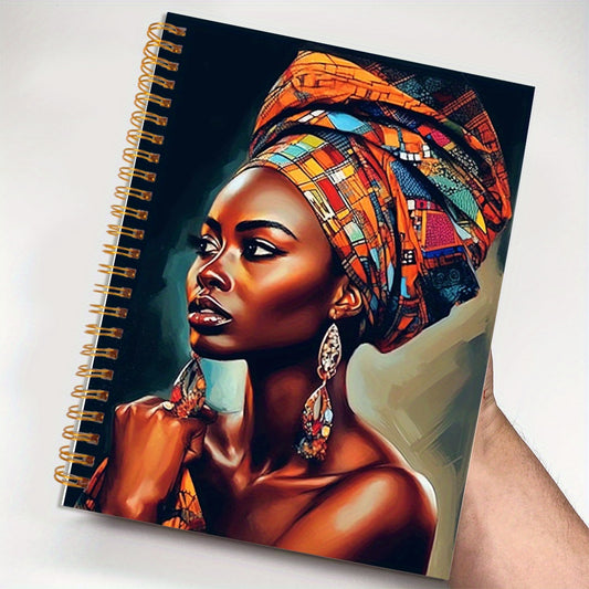Inspirational African American Woman Notebook 13.97x21.08 cm