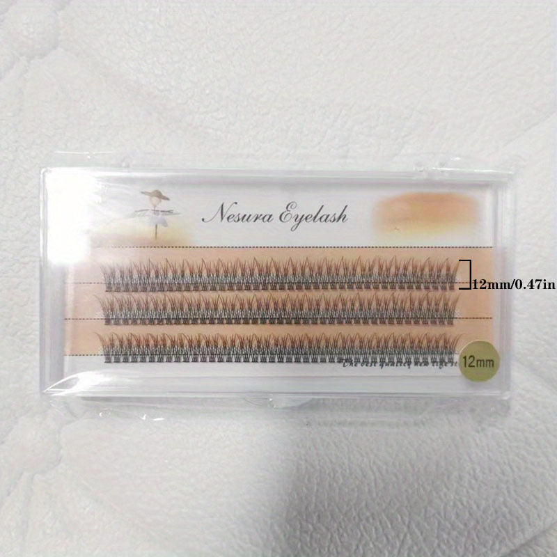 C Curling Fishtail False Eyelashes 0.07mm Thickness