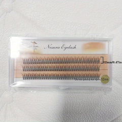 C Curling Fishtail False Eyelashes 0.07mm Thickness