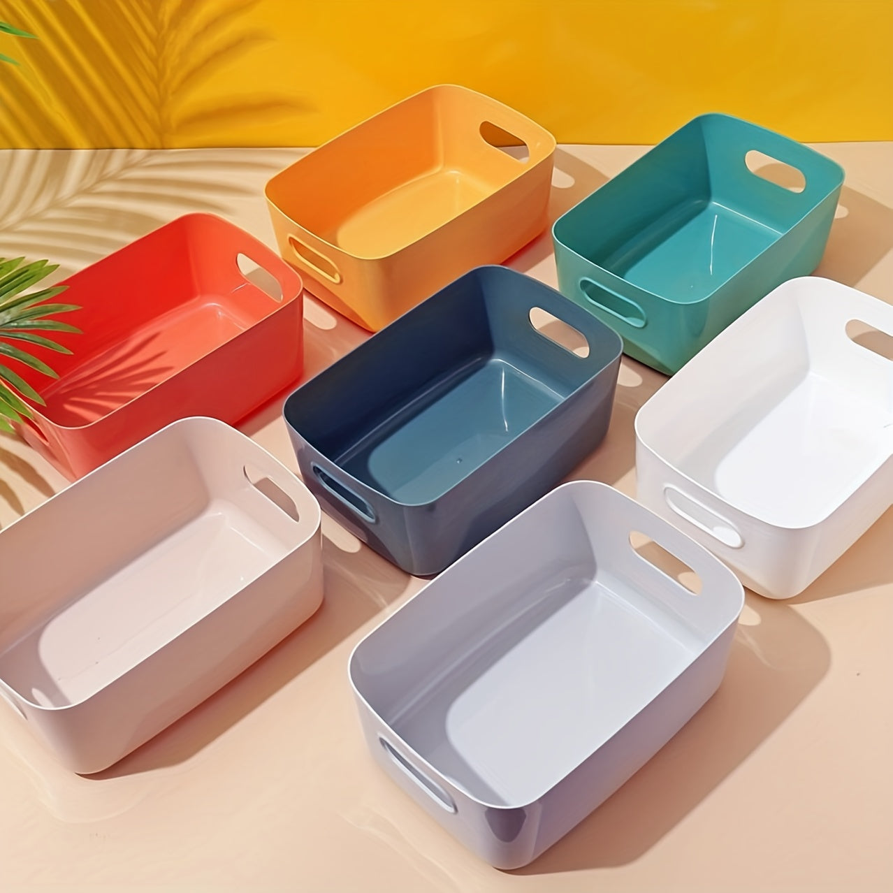 Portable Transparent Storage Box for Cosmetics and More